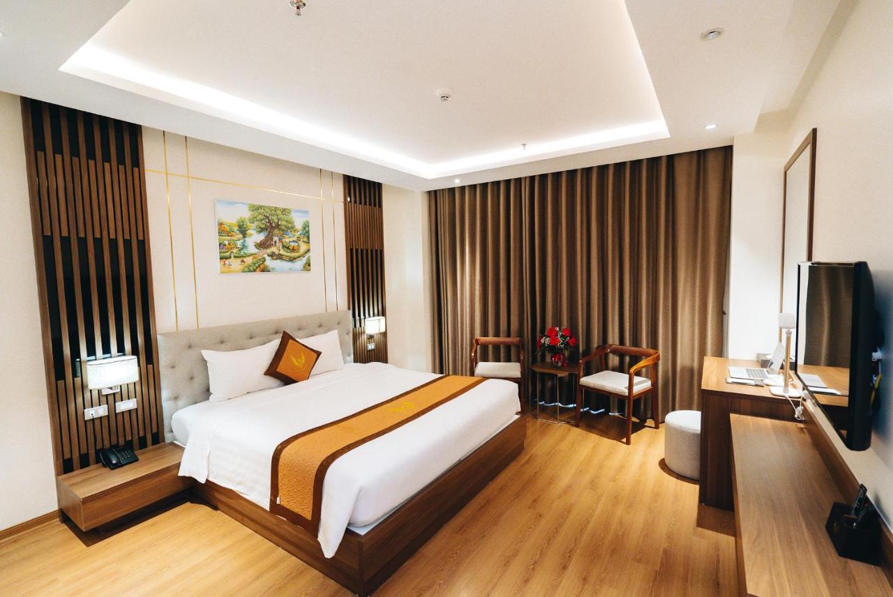 Manh Quan Luxury Hotel Vinh Yen Exterior foto