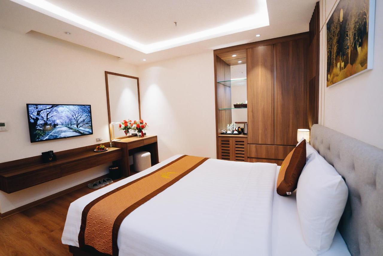 Manh Quan Luxury Hotel Vinh Yen Exterior foto