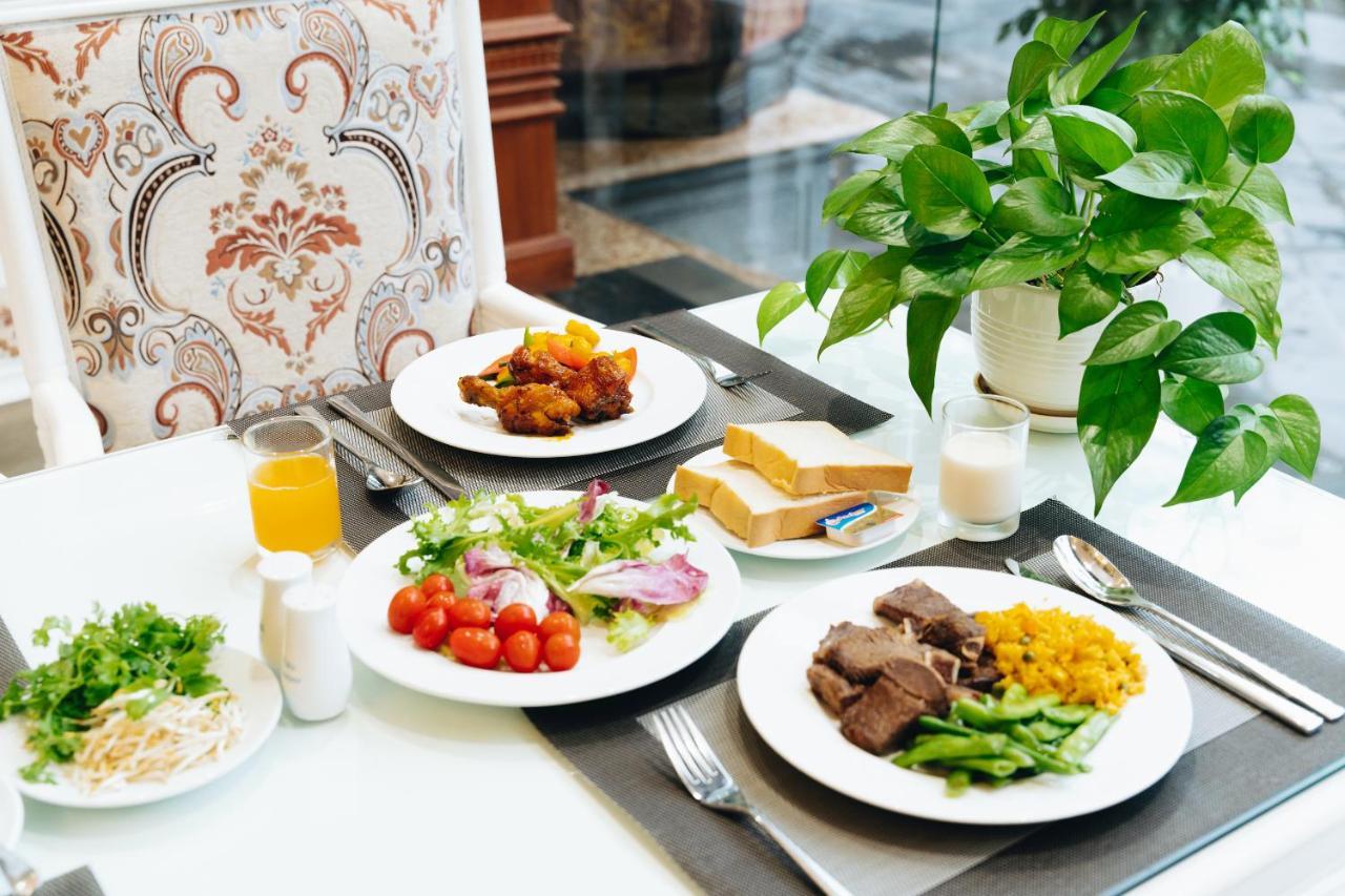 Manh Quan Luxury Hotel Vinh Yen Exterior foto