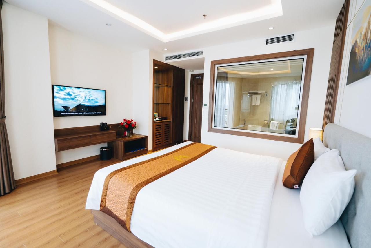 Manh Quan Luxury Hotel Vinh Yen Exterior foto