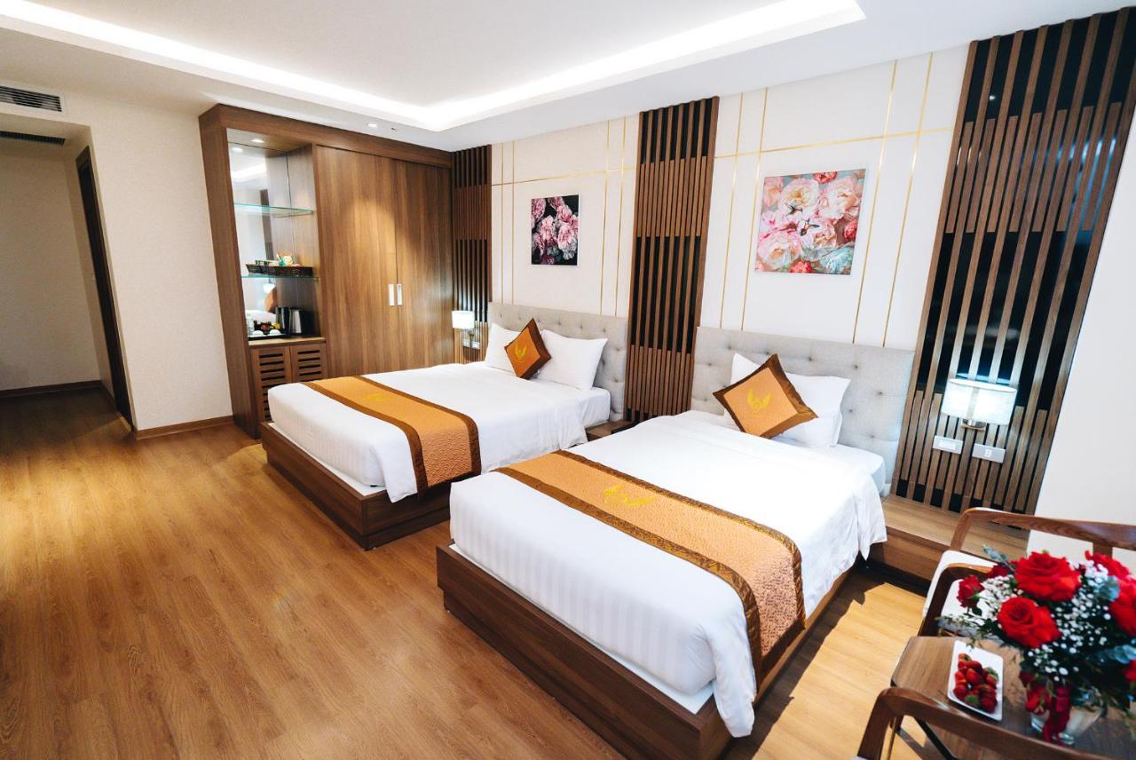 Manh Quan Luxury Hotel Vinh Yen Exterior foto