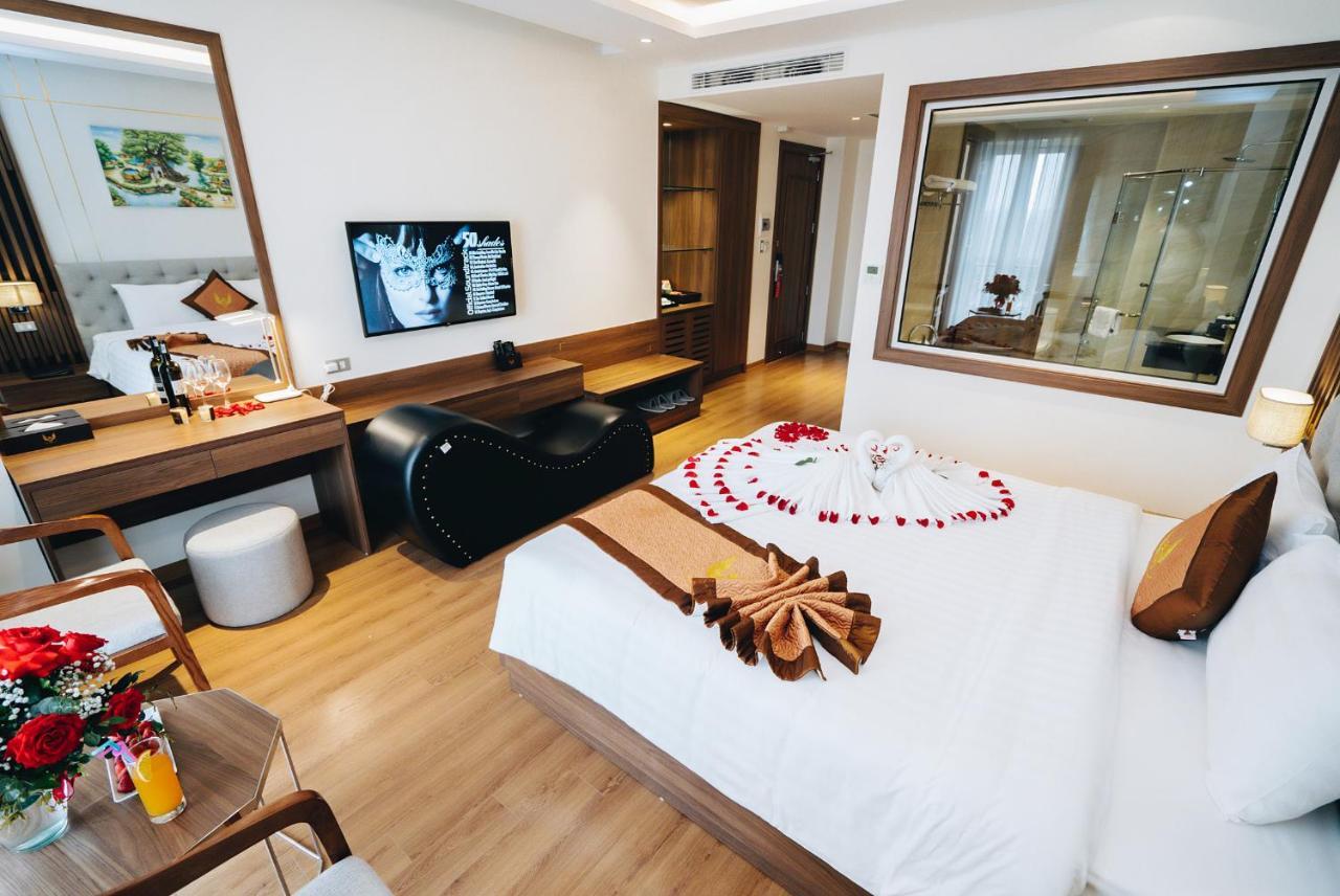 Manh Quan Luxury Hotel Vinh Yen Exterior foto